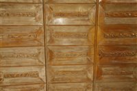 Lot 346 - An Italian blonde wood wardrobe