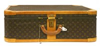 Lot 769 - A Louis Vuitton classic monogrammed leather suitcase