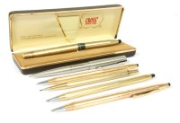 Lot 176 - A collection of fountain and ball point pens