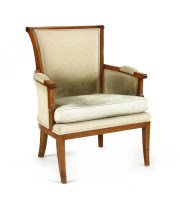 Lot 709 - A French armchair