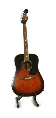 Lot 311 - A fender Malibu acoustic guitar