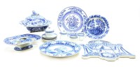 Lot 371 - A collection of blue and white printed wares