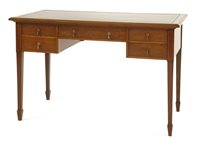 Lot 164 - An Edwardian inlaid mahogany writing table