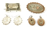 Lot 107 - A collection of Victorian silver jewellery