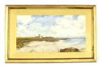 Lot 608 - Hubert Coutts (1851-1921)
A COASTAL VILLAGE 
Signed l.l.