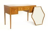 Lot 701 - An Edwardian quarter veneered dressing table