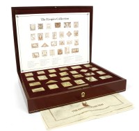 Lot 229 - A silver limited edition medallion set