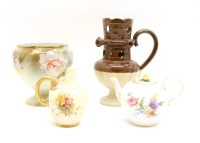 Lot 293 - A Meissen porcelain teapot