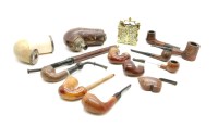 Lot 181 - A collection of Meerscham pipes