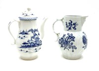 Lot 257 - An 18th century Worcester porcelain jug