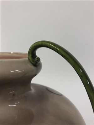Lot 6 - An Art Nouveau twin handled vase