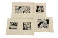 Lot 338 - George Lane (c.1900-1970)
A folio of 12 original cartoons