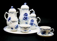 Lot 333 - A quantity of Furstenberg `Lottine' porcelain tea and coffee wares