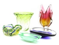 Lot 366 - A collection of Italian Murano glassware