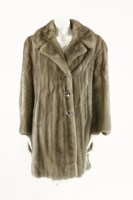 Lot 550 - A mink fur coat