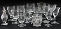 Lot 415 - Georgian and later drinking glasses
Provenance:  The Collection of Mr and Mrs J Murphy