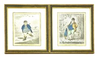 Lot 558 - After James Gillray (1756-1815)
WEATHER PRINTS
Six etchings with hand colouring
24.5 x 20cm (6)

Provenance:  The Collection of Mr and Mrs J Murphy