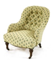 Lot 636 - A Victorian nursing chair