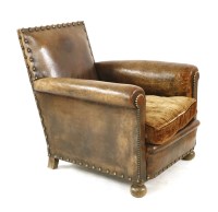 Lot 727 - An Art Deco leather upholstered arm chair

Provenance:  The Collection of Mr and Mrs J Murphy