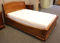 Lot 725 - A modern cherrywood double bed