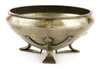 Lot 50 - A Tudric pewter bowl