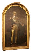 Lot 487 - A 19th Century full length portrait of Nelson