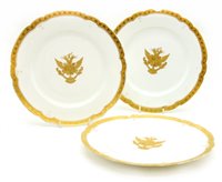 Lot 241 - Six French porcelain plates
