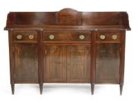 Lot 639 - A Regency mahogany and ebony inlaid sideboard