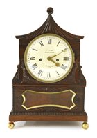 Lot 625 - A Regency rosewood bracket clock