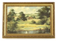 Lot 459 - Victor Askew (1909-1974)
BRIDGE OVER A RIVER and ANOTHER VIEW
both signed 'Askew'