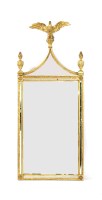 Lot 555 - A Regency style gilt mirror