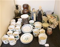 Lot 349 - A collection of Rye Pottery items