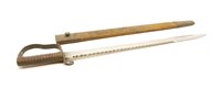 Lot 162 - A Wilkinson pioneers 1856 pattern sidearm and scabbard
