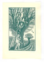 Lot 477 - James Dodds (b.1957)
'POLLARDING AN OAK'
Linocut