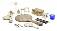 Lot 89 - A collection of silver items