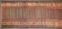 Lot 581 - An early 20th century Malayer runner