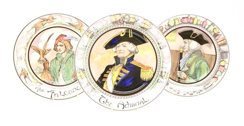 Lot 376 - A collection or Royal Doulton character plates