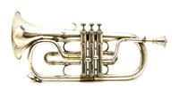 Lot 397 - A Hawkes & son Excelsior Sonorous cornet