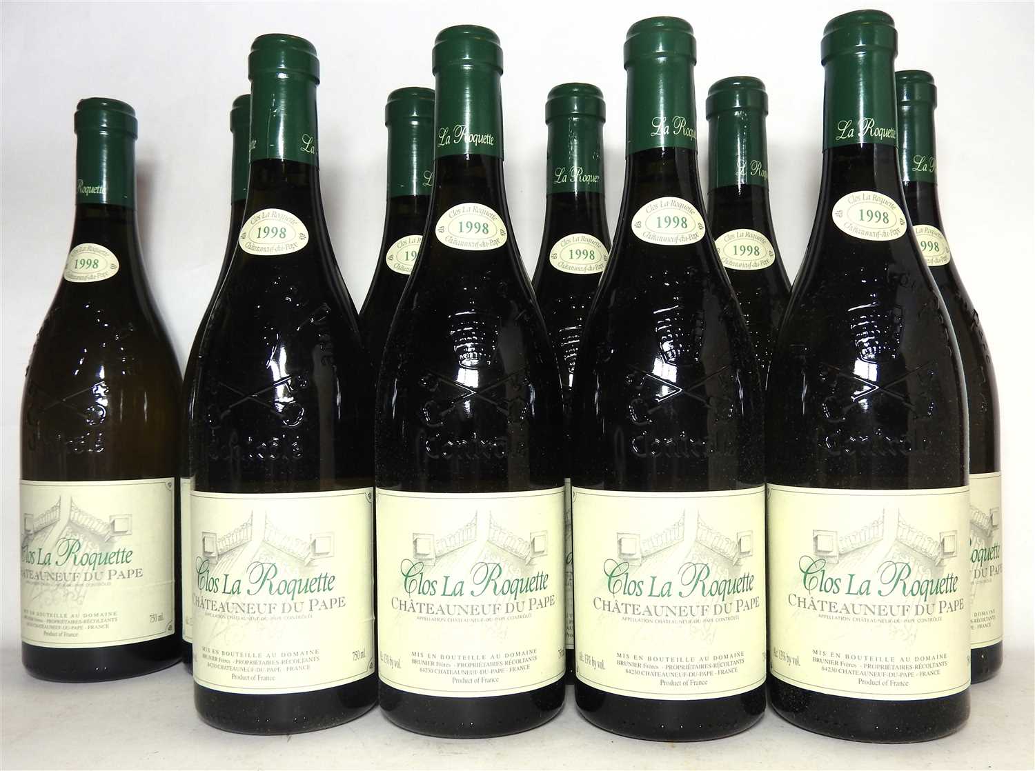 Lot 5 - Clos La Roquete, Châteauneuf-du-Pape, 1998, ten bottles (in box for twelve bottles)