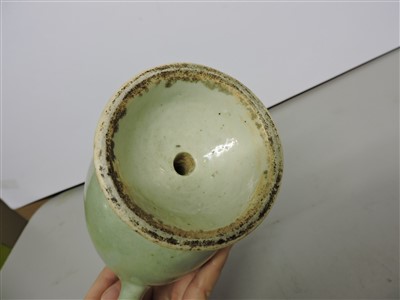 Lot 61 - A Chinese peach shaped Cadogan wine pot