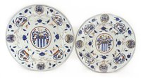 Lot 53 - Two Chinese export Imari chargers