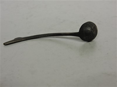 Lot 185 - A Chinese bronze water dropper and ladle