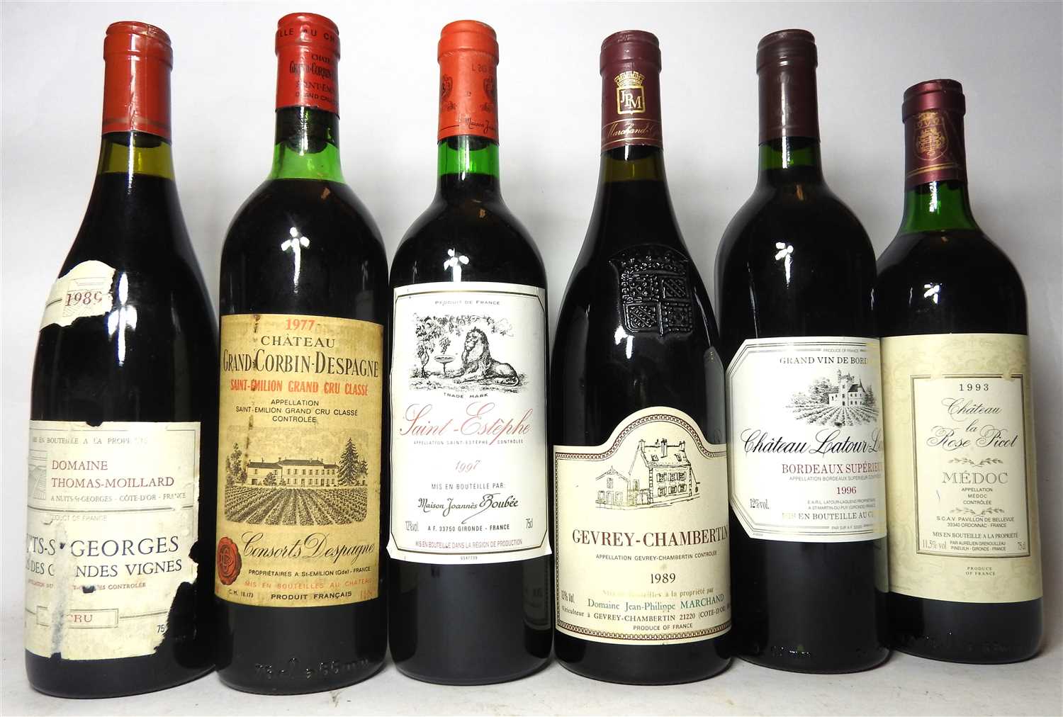 Lot 172 - Assorted Red Wine to include: Château Grand Corbin-Despagne and others, 9 bottles in total