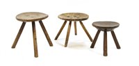 Lot 610 - Three stools (3)