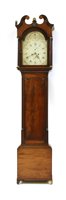 Lot 601 - A George III mahogany eight day longcase clock