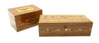 Lot 418 - A Tunbridgeware box