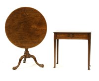 Lot 571 - A Georgian mahogany side table