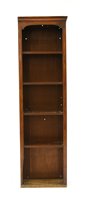 Lot 603 - Two mahogany open bookcases