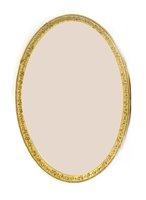 Lot 568 - An oval wall mirror