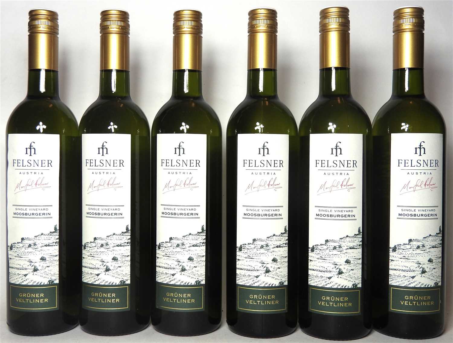 Lot 11 - Felsner, Grüner Veltliner, Moosburgerin, 2015, six bottles (boxed)
